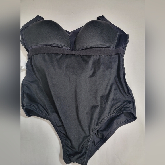 Women’s Chlorine Resistant Sweetheart Swim Dress One-piece Adjustable Straps - Picture 5 of 13